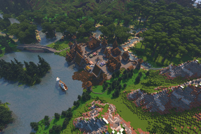 夢想之都工作室製作minecraft生存地圖