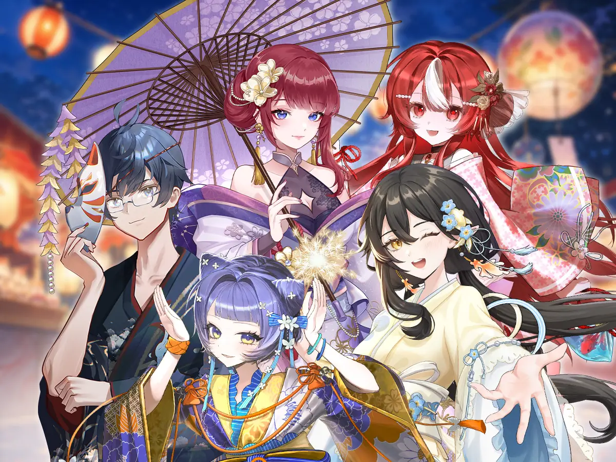 DreamCity VTuber 成員合照
